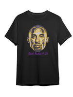 Kobe Black Mamba  (Black or White Crew neck T-Shirt, Embroidery)